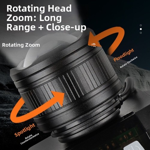 Zoom rotatif led lampe camping - lampe,