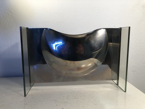 Superbe vase moderniste - , en
