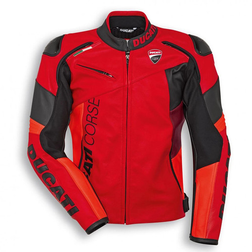Mens ducati red black leather - ducati,