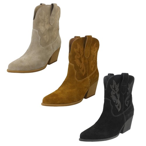Bottes cow boy - cuir, pour