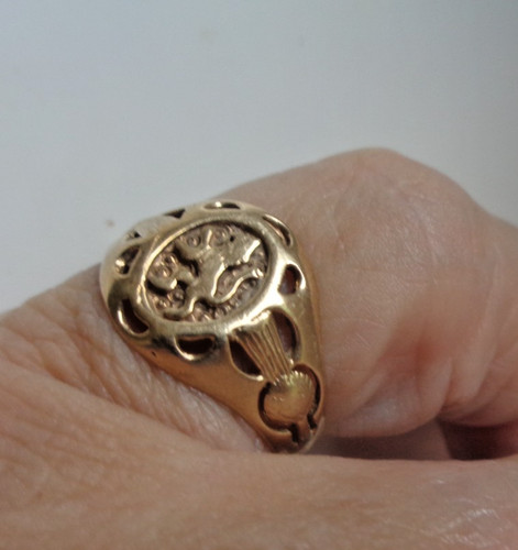 Bague chevalière écossaise - bague,
