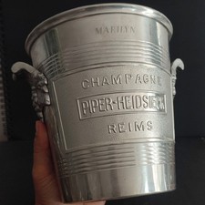 ANCIEN SEAU A CHAMPAPIPER HEIDSIECK TRIBUTE MARILYN MONROE CHAMPAGNE ICE BUCKET 