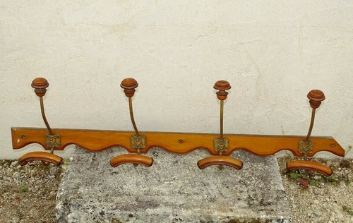 Porte manteau mural bois 4 - manteau,