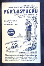 buvard publicitaire pâtes alimentaires