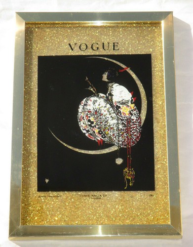 Vogue cadre paillettes vintage - vogue,