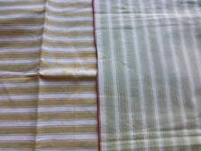 Lot = Ancienne toile de matelas, housse de coussin et tissu 1m, 75x0, 48 neuf