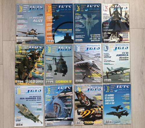 12x revues jets année - jets,