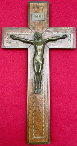Crucifix ancien bois - , christ