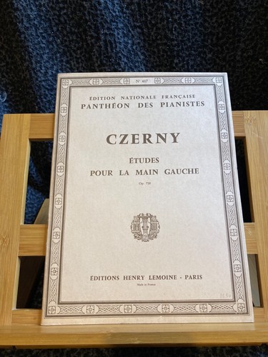 Czerny études pour main - Études,