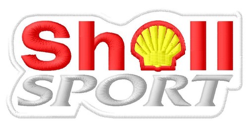 Shell sport ecusson - shell, brodé