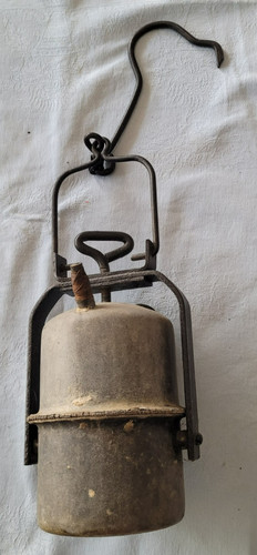 Ancienne lampe carbure en - a,