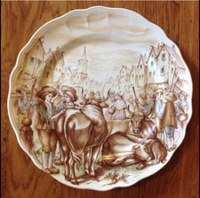 Assiette « Scènes