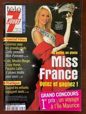 Télé 7 Jours 8/12/2001; Elodie Gossuin remets sa couronne de  Miss France
