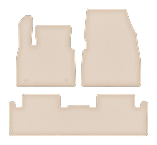 Tapis sol velours beige - tapis,