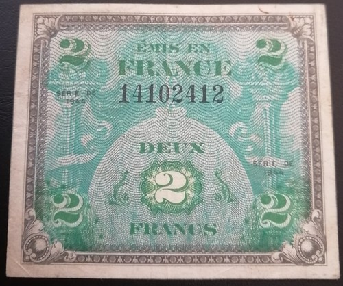 Billet français francs - 2, 1944