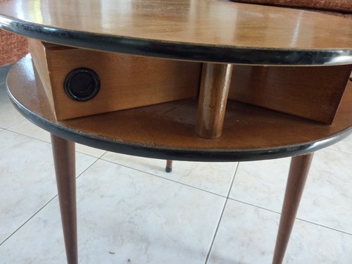 Table basse tripode - basse, vintage