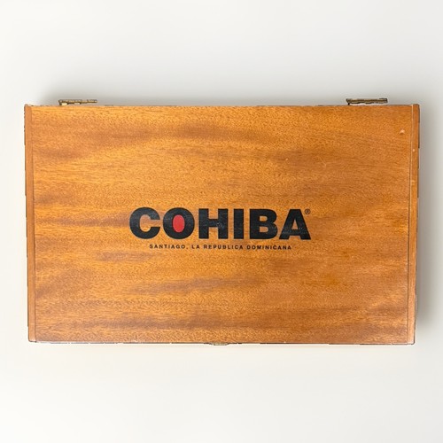 Empty cohiba cigar box - cohiba, red