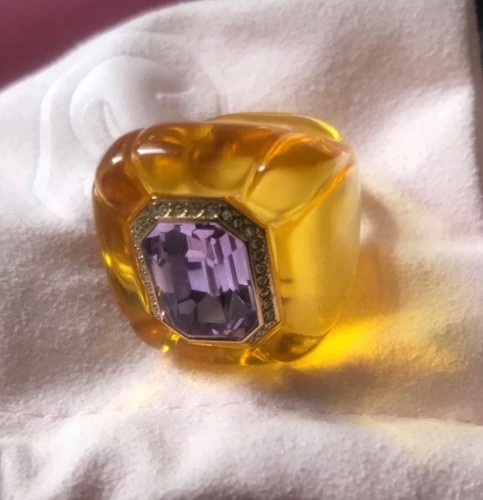 Bague jaune swarovski dulcis - jaune,