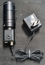 WATEC WAT-202C CCD COLOR CAMERA W/ COMPUTAR MACRO 10X LENS W/ AD-901 POWER SUPP