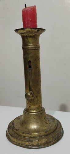 Bougeoir poussoir laiton - poussoir, en
