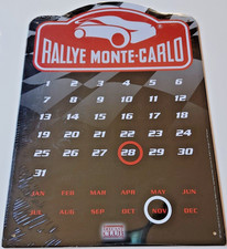 Plaque métal calendrier