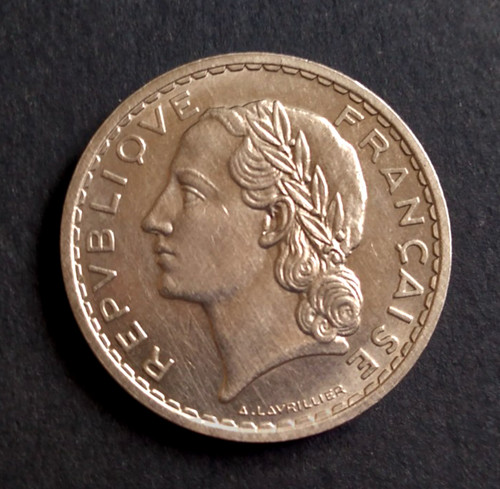Francs nickel 1938 - nickel,