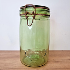 Bocal en Verre Vert L'Idéale