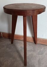 Vintage: joli tabouret tripode en bois Design DLG Charlotte Perriand  Cxx
