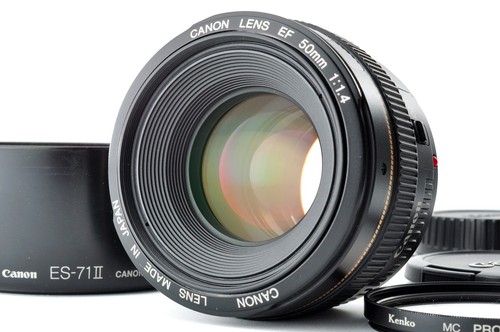 Objectif canon 50mm - objectif, f1.4