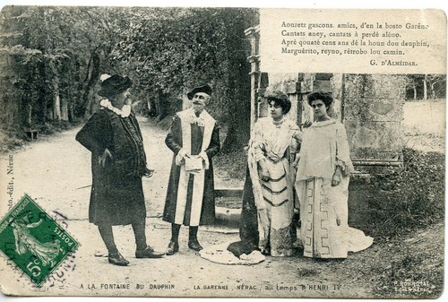 Carte postale fontaine du - postale, /la