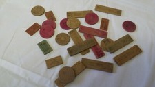 Lot de 25 anciens Jetons de