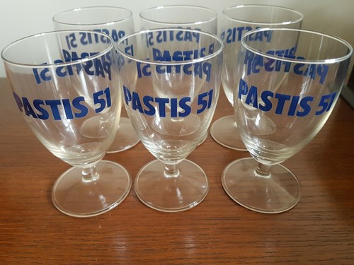 Lot anciens verres pastis 51 - lot,