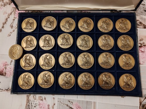 Série pièces en bronze - de, 25