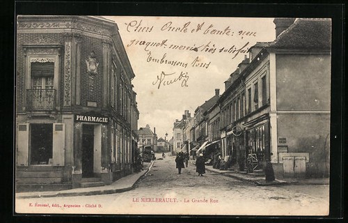 Cpa merlerault la grande - cpa, le