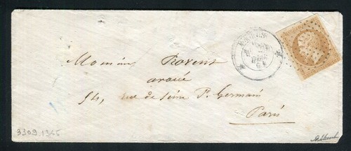 Superbe rare lettre locale - superbe,