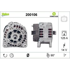 Alternateur valeo 200106 - alternateur,