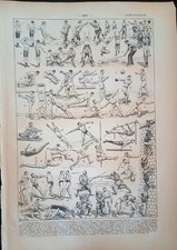 Ancienne planche papier