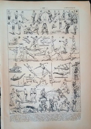 Ancienne planche papier