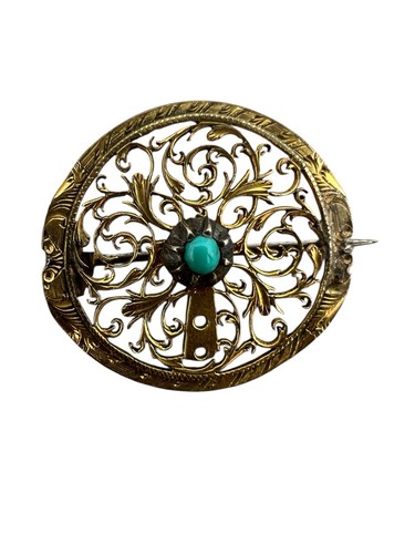 Broche ancienne coque - , de