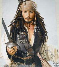 JOHNNY DEPP HAND SIGNED