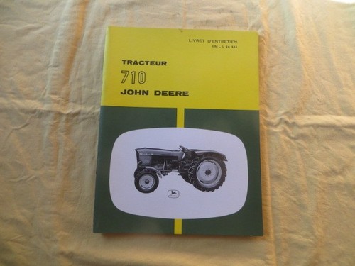 Tracteur john deere - john, 710