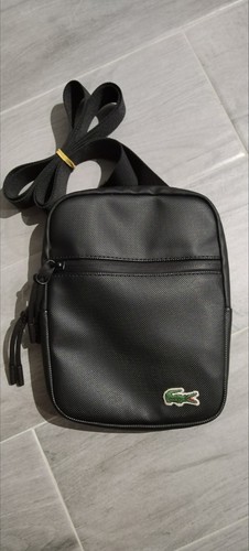 Lacoste sac bandoulière noir - bandoulière,