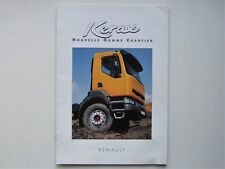 Catalogue, brochure, camion, truck, Renault Kerax gamme chantier, 1997