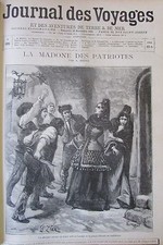 JOURNAL DES VOYAGES N° 906 de 1894 ESPAGNE MADONE PATRIOTES RUSSIE ATTAQUE LOUPS
