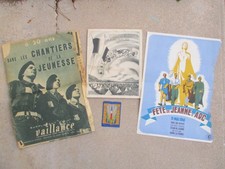 Lot insignes et documents