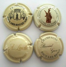 lot de 4 capsules de champagne