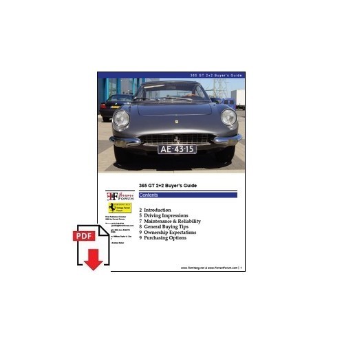 Ferrari buyer guide 365 gt - buyer's,