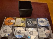 Lot de 8 mini disc et boite rangement SONY