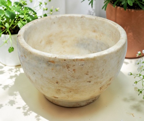 Bol curry rond marbre - À, en