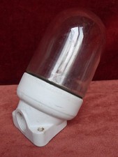 Ancienne Lampe Ronde En Verre